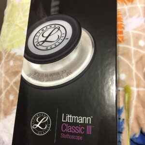 گوشی پزشکی لیتمن کلاسیک 3 مشکی استیل کد 5620