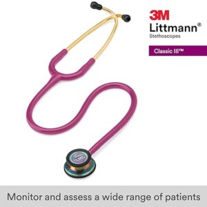 گوشی پزشکی لیتمن کلاسیک 3 صورتی رزبری رینبو کد 5806